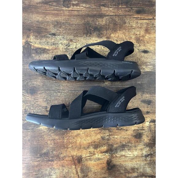 Skechers Women's Sz 10 Hands Free Slip-ins Go Walk Flex Glimmer Sandals Comfort - Picture 4 of 9